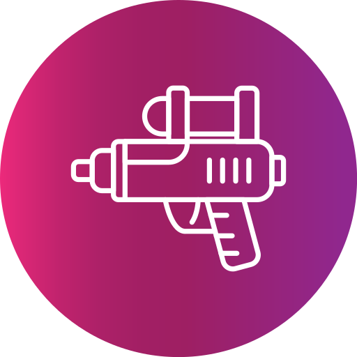 pistola de agua icono gratis