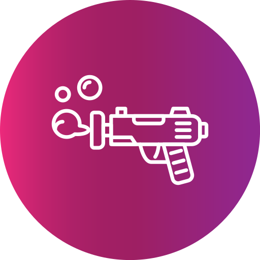 pistola de juguete icono gratis