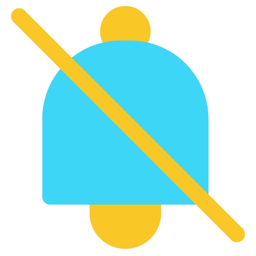 silenciar notificación icono gratis