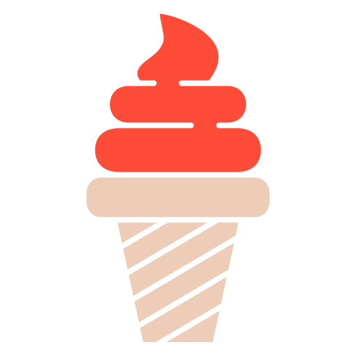 cucurucho de helado icono gratis