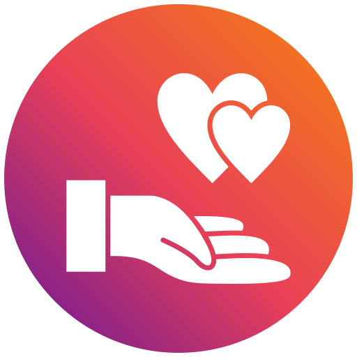 dar amor icono gratis