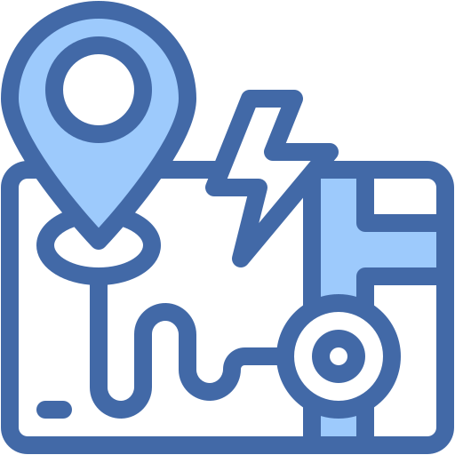 estación de energía icono gratis