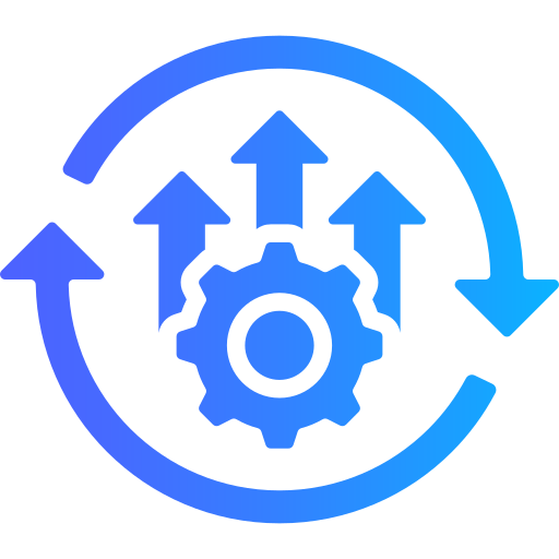 la mejora de procesos icono gratis