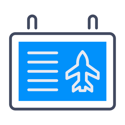 Flight information free icon Flight information free icon