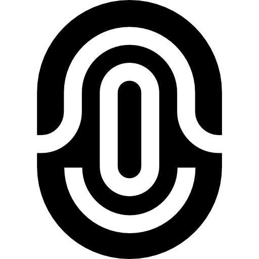 huella dactilar icono gratis