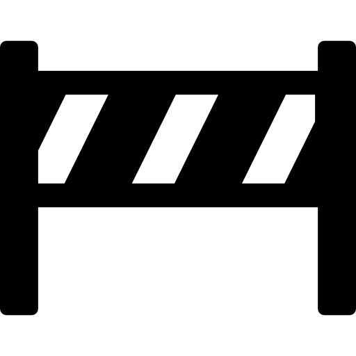 straßensperre kostenlos Icon