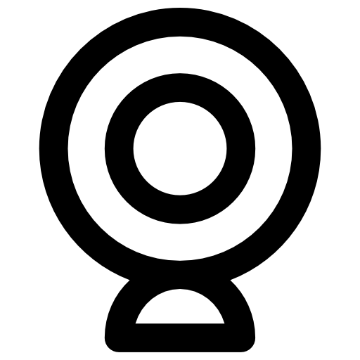 cámara web icono gratis