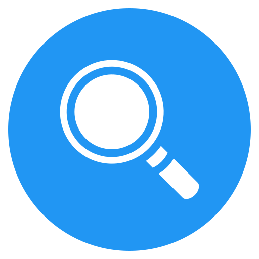 Magnifying glass free icon