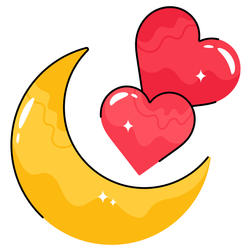 Moon Stickers - Free weather Stickers