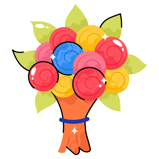 fleurs gratuit sticker