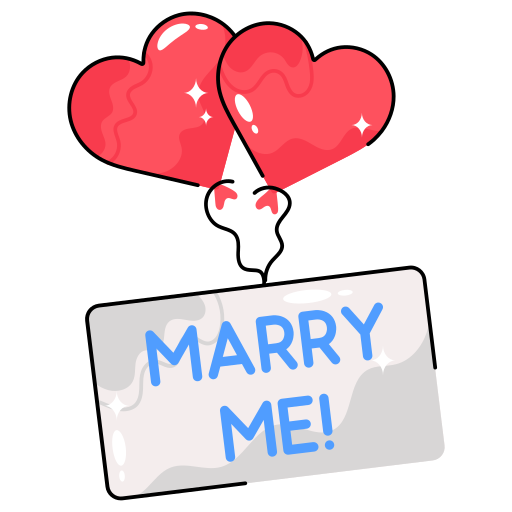 heirate mich kostenlos Sticker