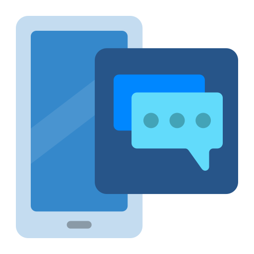 messager Icône gratuit messager Icône gratuit