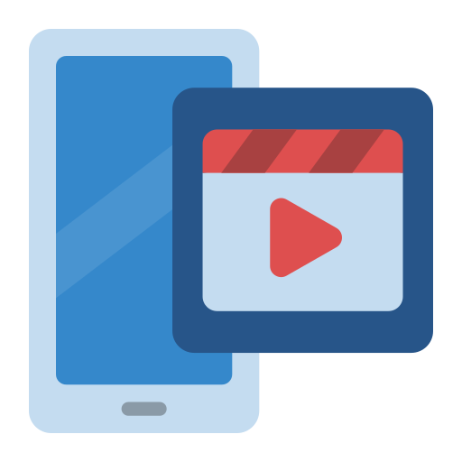 reproductor de video icono gratis