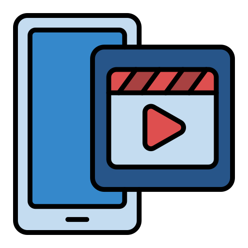 reproductor de video icono gratis