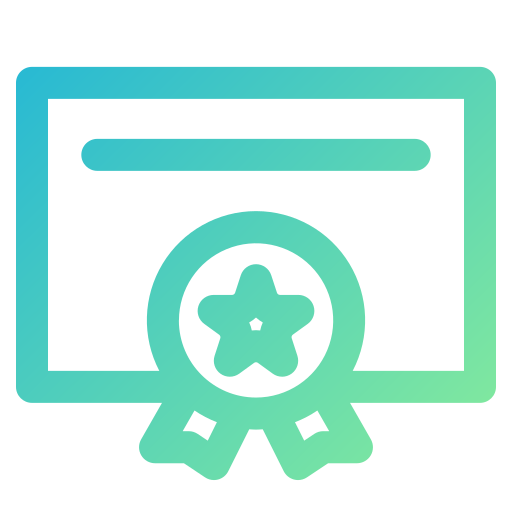 certificado icono gratis