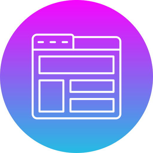 Layout free icon