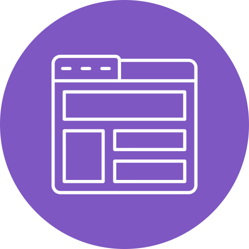 Layout free icon