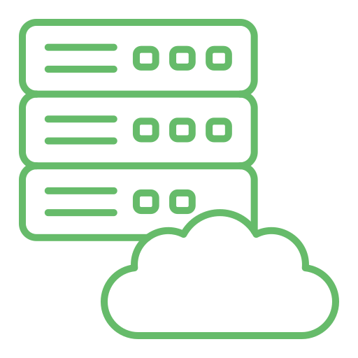 servidor en la nube icono gratis