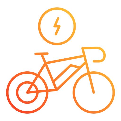 bicicleta eléctrica icono gratis