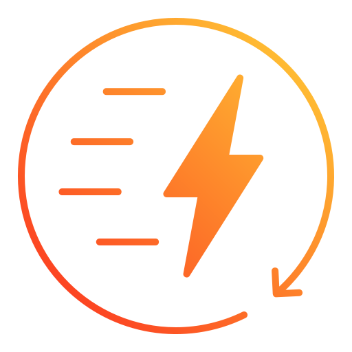 Fast charge free icon