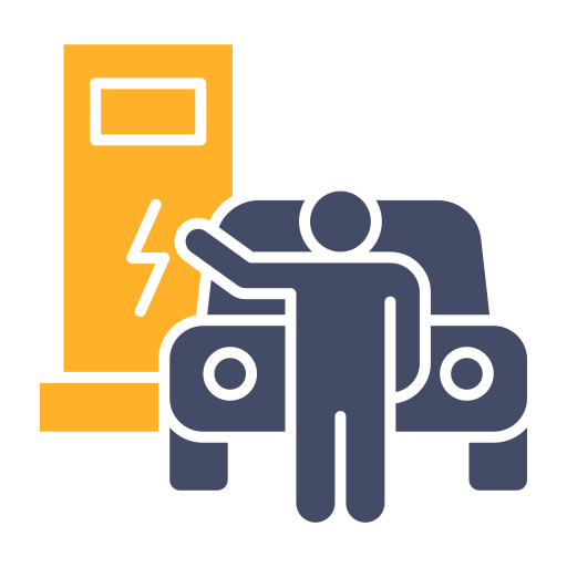 coche de carga icono gratis