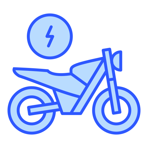 motocicleta eléctrica icono gratis