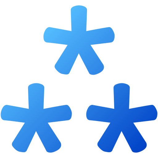 Asterisks free icon Asterisks free icon