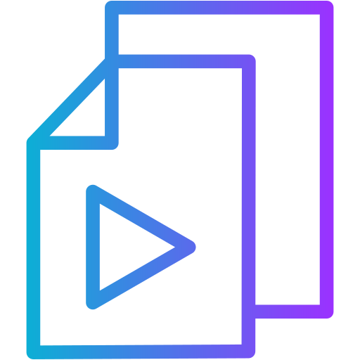 archivo de vídeo icono gratis