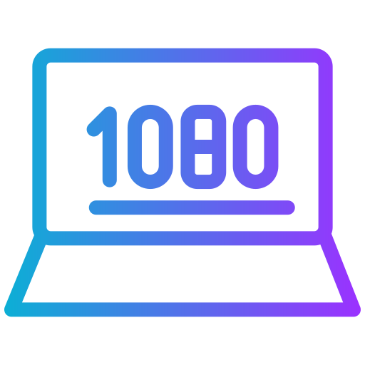 1080p free icon