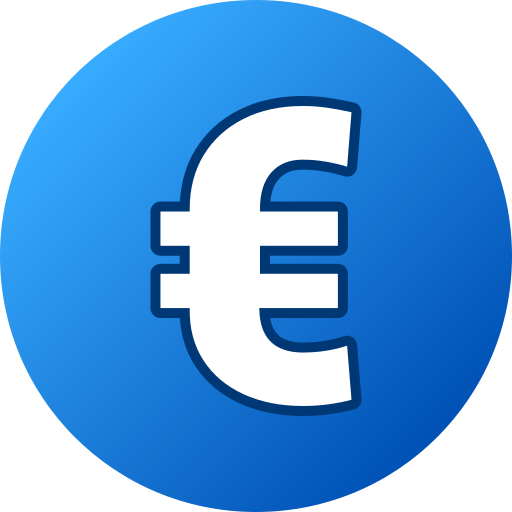 signo euro icono gratis