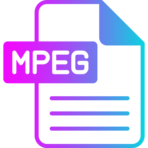 mpeg icono gratis