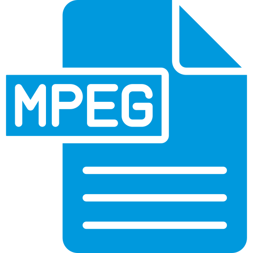 mpeg icono gratis