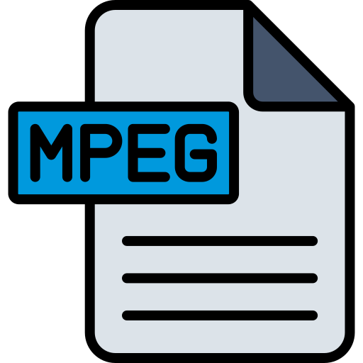 mpeg icono gratis