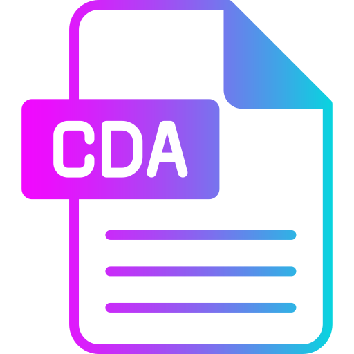 archivo cda icono gratis