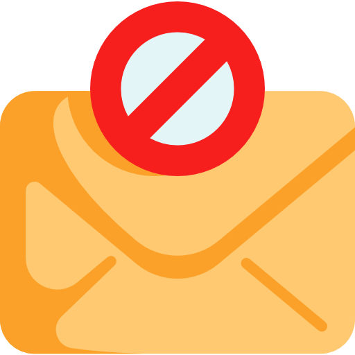 correo no deseado icono gratis