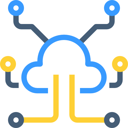 computación en la nube icono gratis