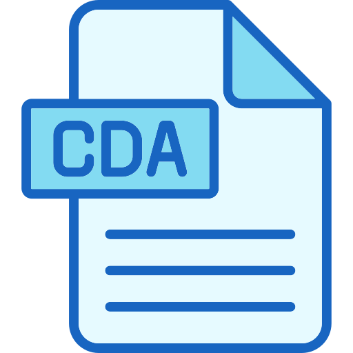 archivo cda icono gratis