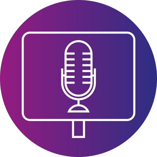 podcasting icono gratis