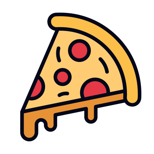 porción de pizza icono gratis