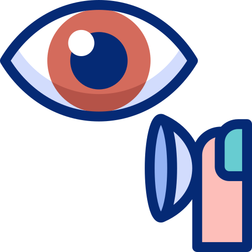 Контактные линзы бесплатно иконка