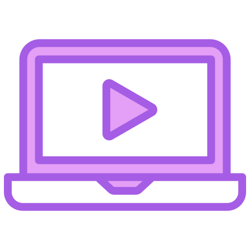 reproductor de video icono gratis