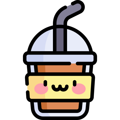 café helado icono gratis