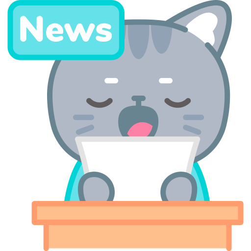 News report free sticker