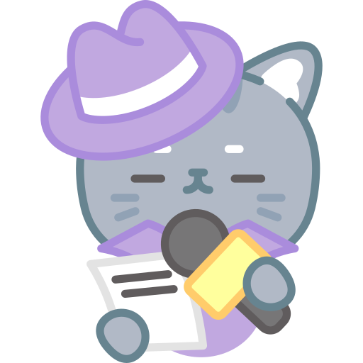 News reporter free sticker