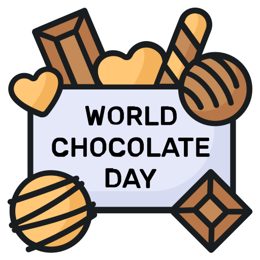 World chocolate day free icon World chocolate day free icon