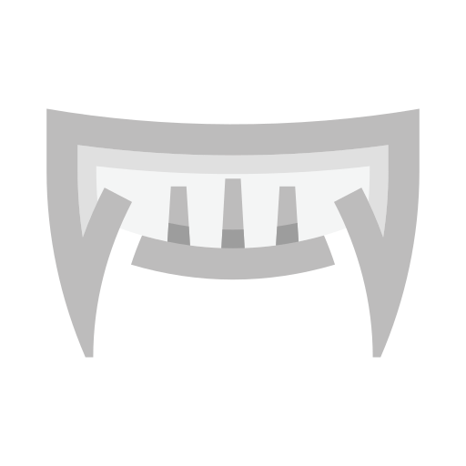 colmillos icono gratis