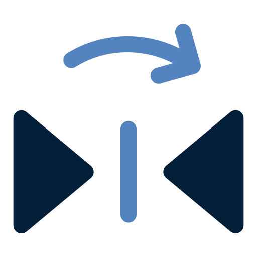 volteo vertical icono gratis