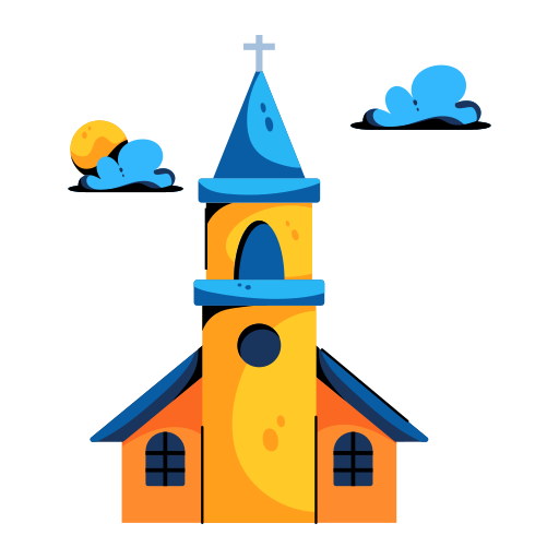 kirche kostenlos Sticker