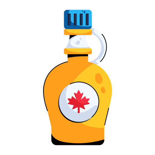 Maple syrup free sticker