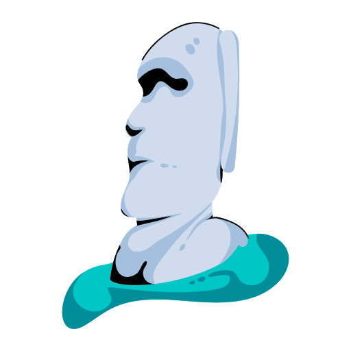 Moai emoticon – LINE stickers